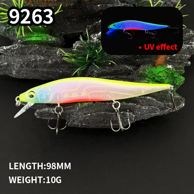 Fishing Equipment In Japanese - Przynęty Jerkbait Minnow 98mm 10g Pływające