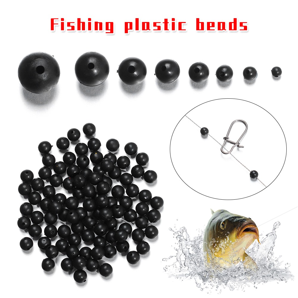 Soft Plastic Lure - 100 sztuk/partia koraliki wędkarskie przestrzeń korek