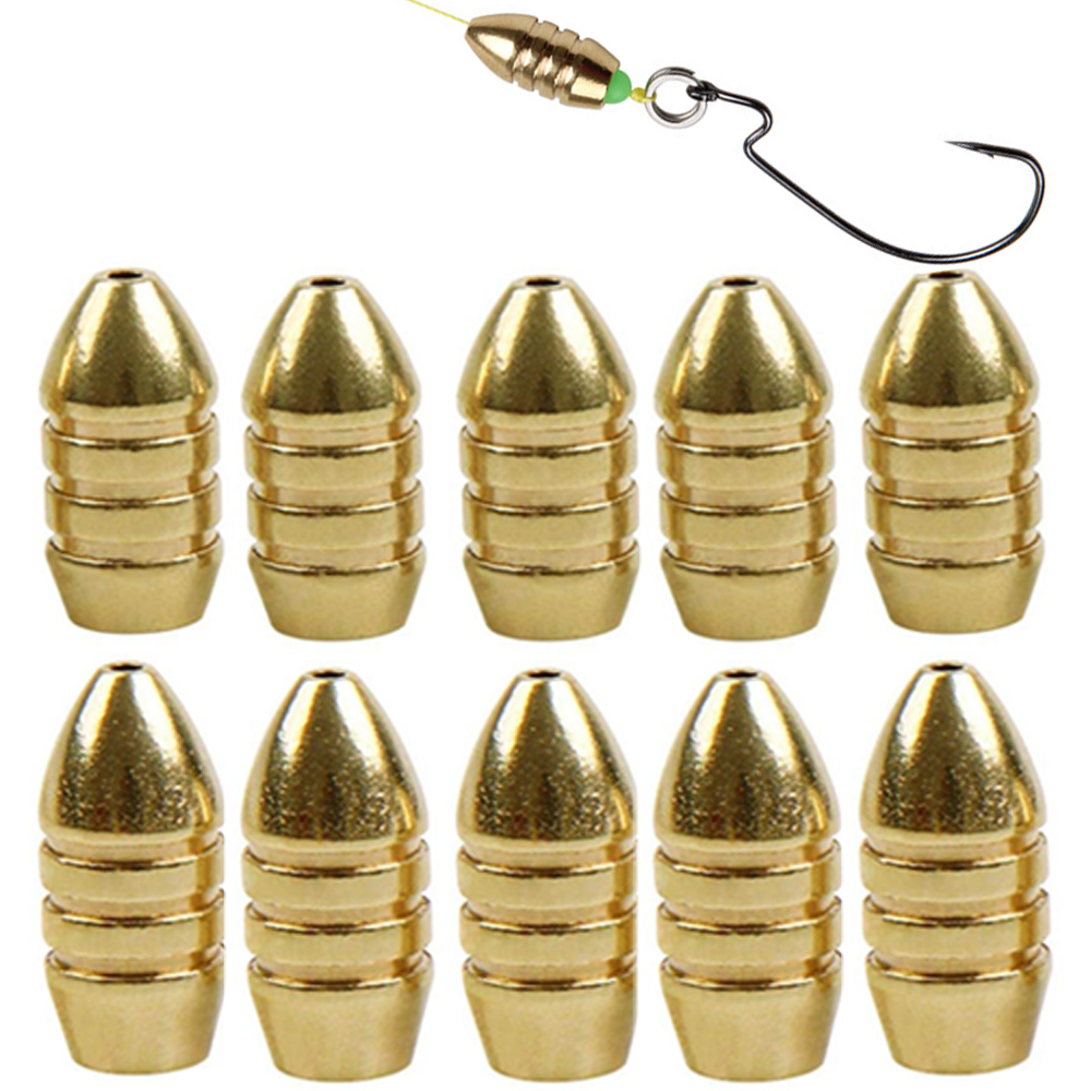 Fishing Equipment Shop - 10 sztuk mosiężny waga wędkarska miedziany