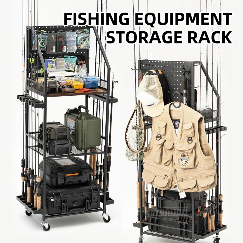 Fishing Equipment Rod - Półka na sprzęt wędkarski, uchwyt na