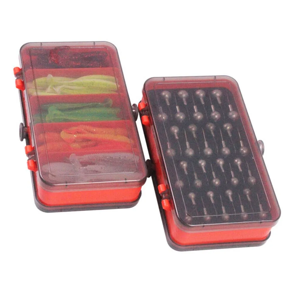 Soft Plastic Lure - Przenośne dwustronne pudełko na przynęty Crank