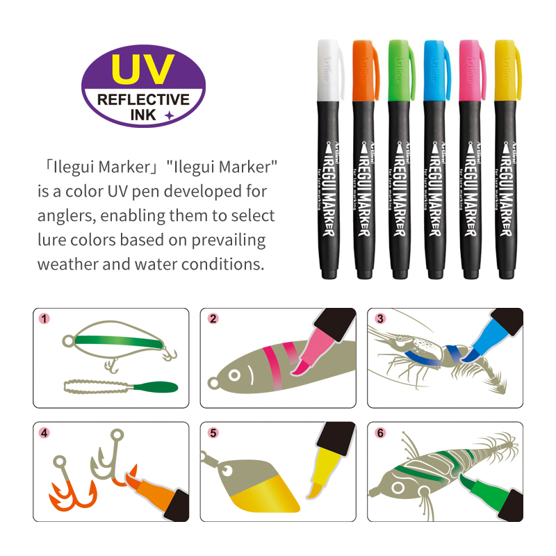 Nowy długopis z farbą UV fluor – Soft Plastic Lure recenzja i cena