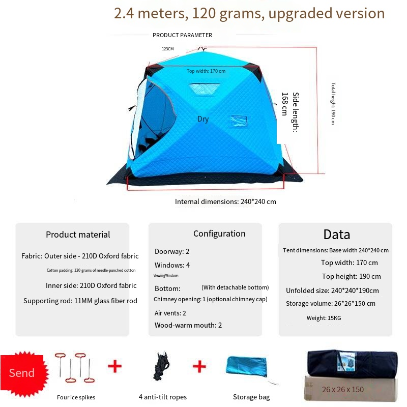 Namiot do łowienia pod lodem,  – Fishing Equipment Needed recenzja i cena