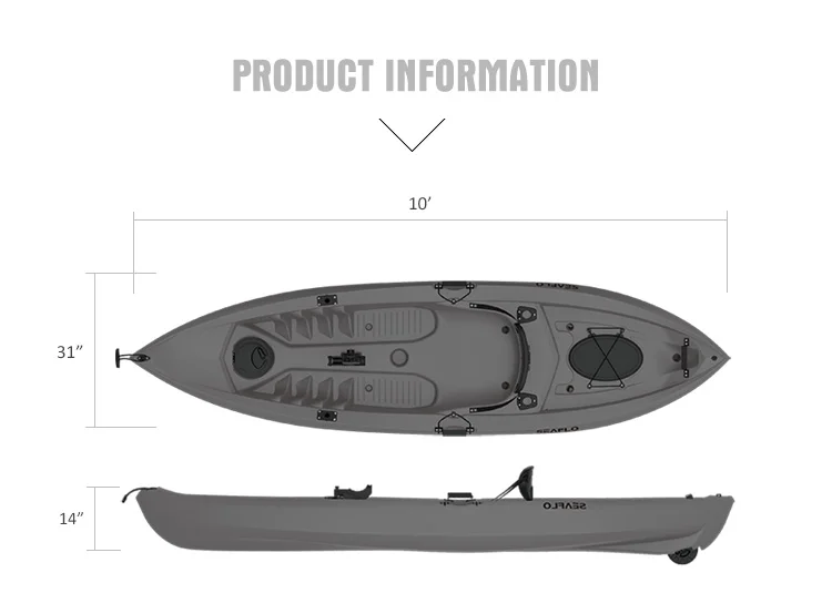 10 stóp 1 osoba HDPE łódka z t – Fishing Equipment Rod recenzja i cena