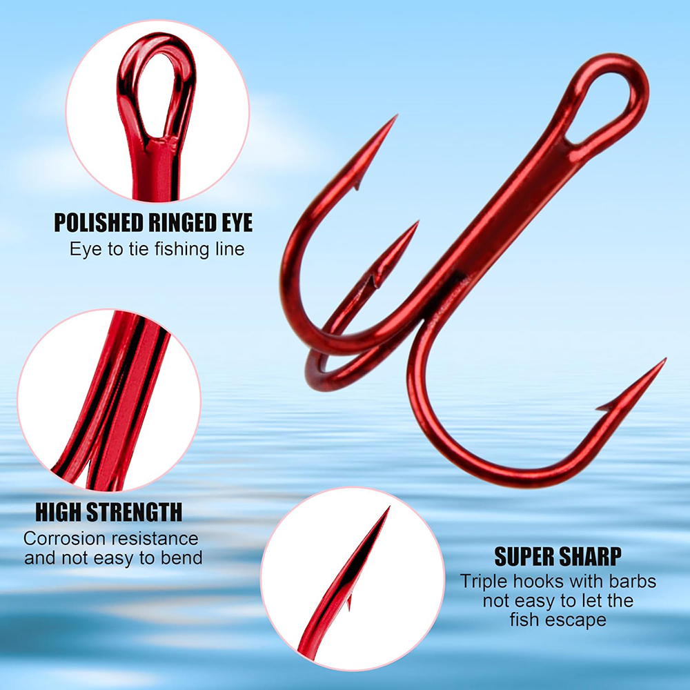 200 szt. Czerwone kotwiczki wę – Fishing Equipment Shop recenzja i cena