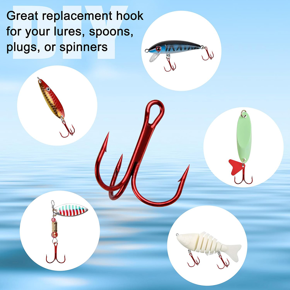 200 szt. Czerwone kotwiczki wę – Fishing Equipment Shop recenzja i cena