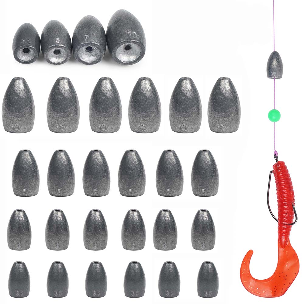 Bullet Fishing Sinkers Zestaw  – Fishing Equipment Shop recenzja i cena