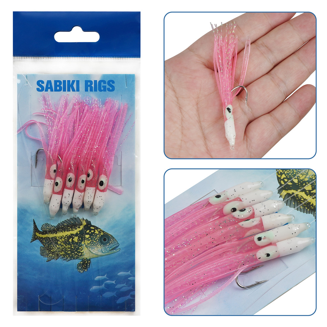 6 sztuk zestawów haczyków wędk – Fishing Equipment Shop recenzja i cena