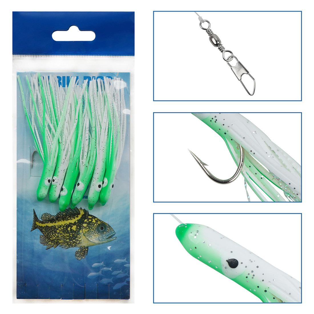 6 sztuk zestawów haczyków wędk – Fishing Equipment Shop recenzja i cena