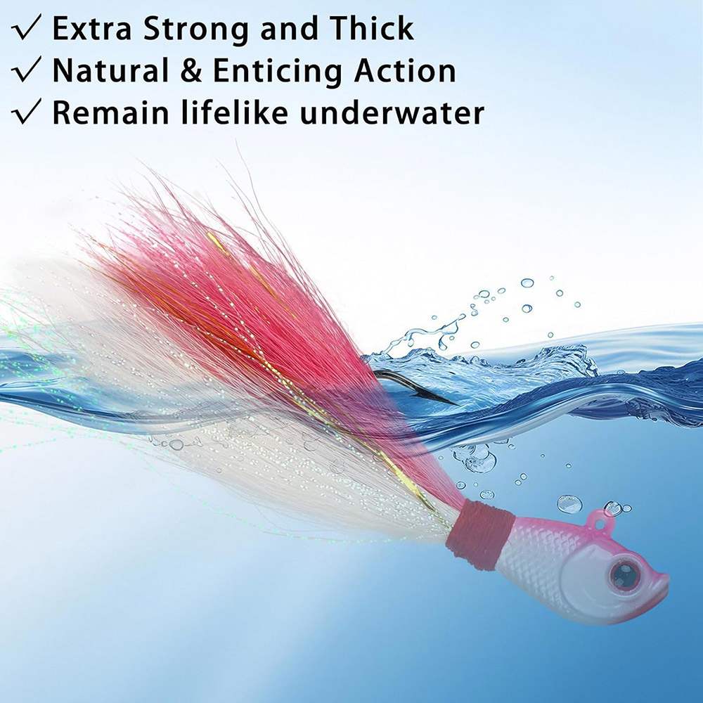3 szt. Przynęty Bucktail Jig d – Fishing Equipment Shop recenzja i cena