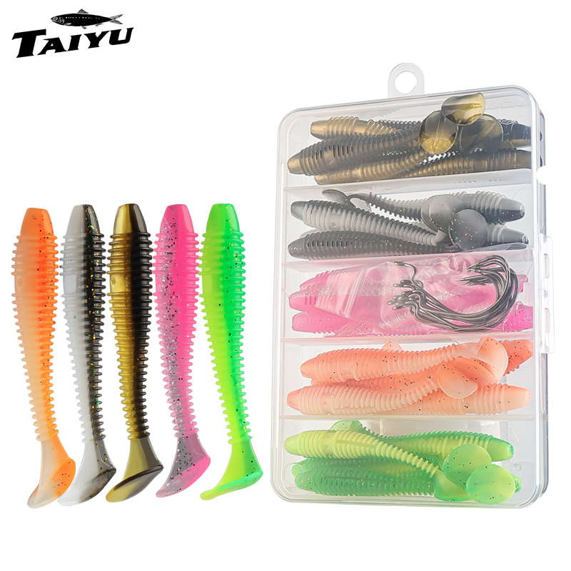 TAIYU 25/35 szt./zestaw Miękki – Soft Plastic Lure recenzja i cena