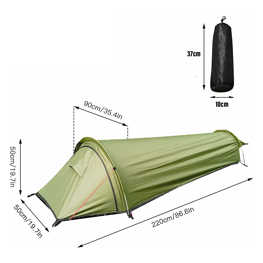 850g Ultralekki namiot dla 1 o – Fishing Equipment Needed recenzja i cena